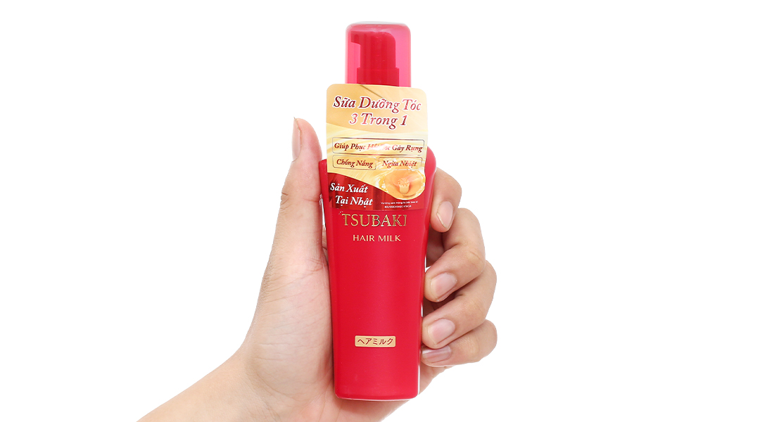 Sữa dưỡng tóc Tsubaki chống nắng, phục hồi tóc gãy rụng