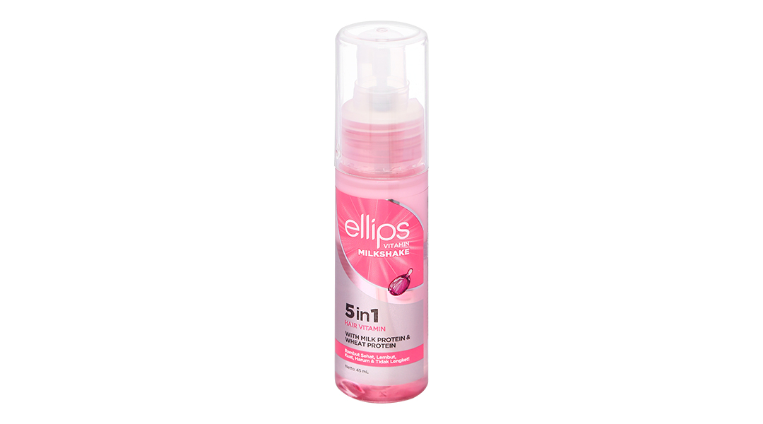Xịt dưỡng tóc Ellips Vitamin Milkshake giúp phục hồi hư tổn