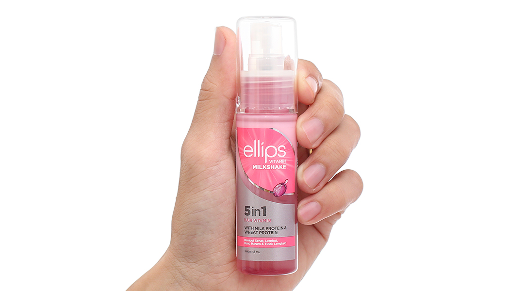 Xịt dưỡng tóc Ellips Vitamin Milkshake giúp phục hồi hư tổn