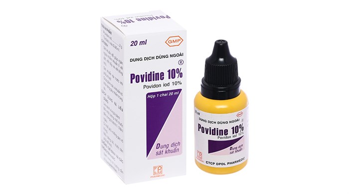 Povidine 10% sát khuẩn, ngừa nhiễm khuẩn