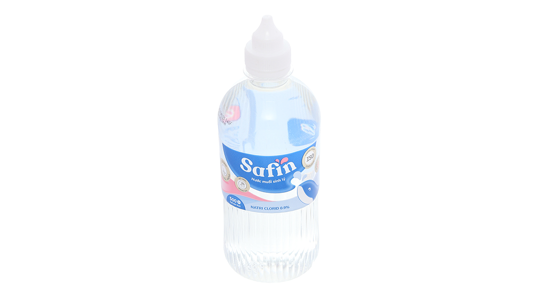 Nước muối Safin sát khuẩn, súc miệng