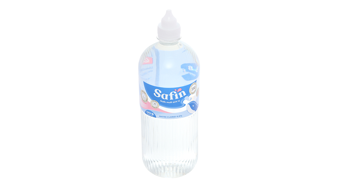 Nước muối Safin giúp sát khuẩn, súc miệng