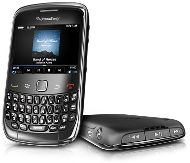 phím tắt chơi nhạc trên BlackBerry Curve 9300