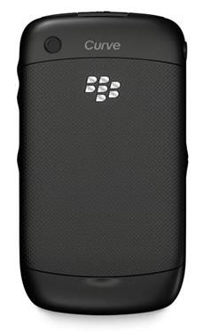 Thiết kế mặt lưng chống bám vân tay của BlackBerry Curve 9300