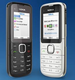 Nokia c1-01 đen trắng