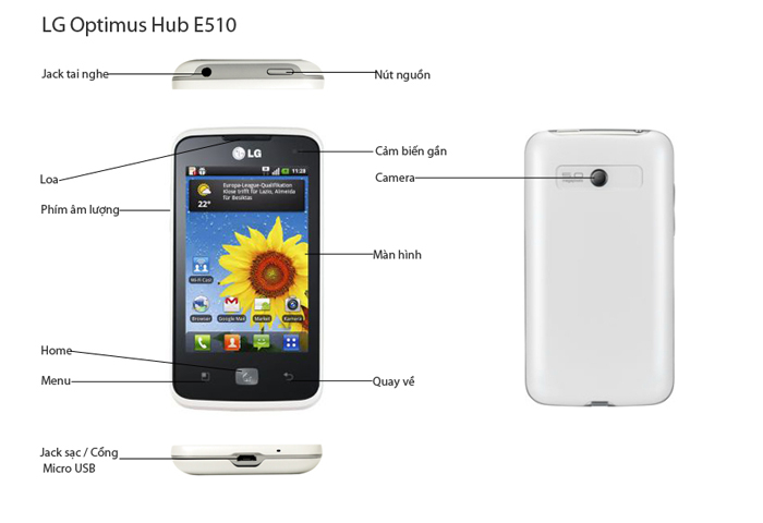 LG Optimus Hub E510 - Thegioididong.com | thegioididong.com