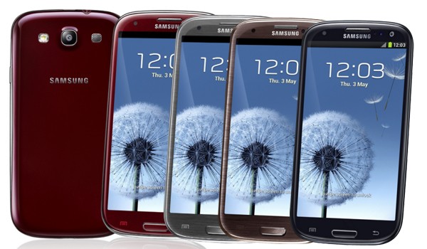 Thiết kế của điện thoại Samsung Galaxy S3