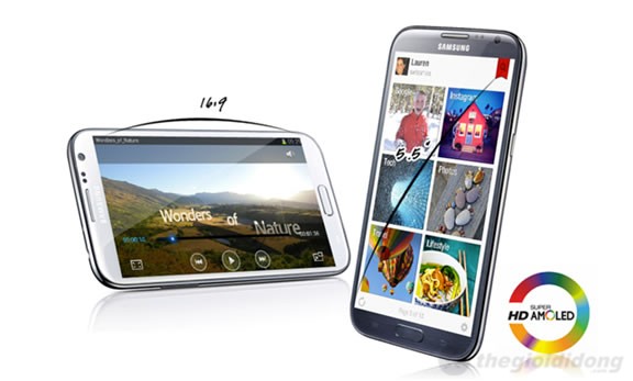 Đánh giá điện thoại Samsung Galaxy Note 2