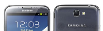 Camera 8.0 MP mặt sau và 1.9 MP mặt trước trên điện thoại Samsung Galaxy Note 2