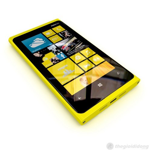 Lumia 920 có thiết kế nguyên khối polycarbonate