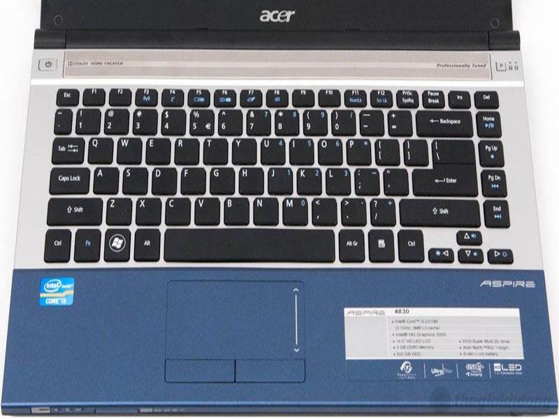 Acer Aspire 4830 - bàn phím