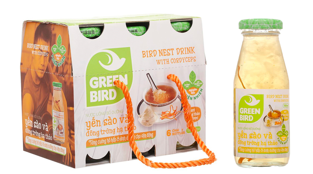 Nước Yến Đông Trùng Hạ Thảo Green Bird Nutrinest