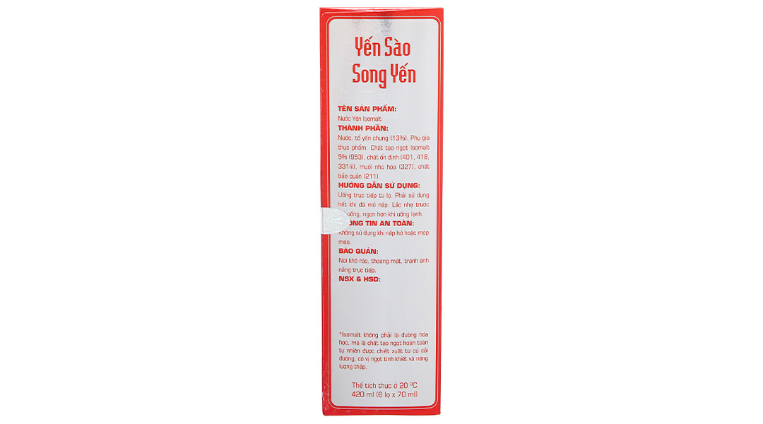 Yến Song Yến Isomalt
