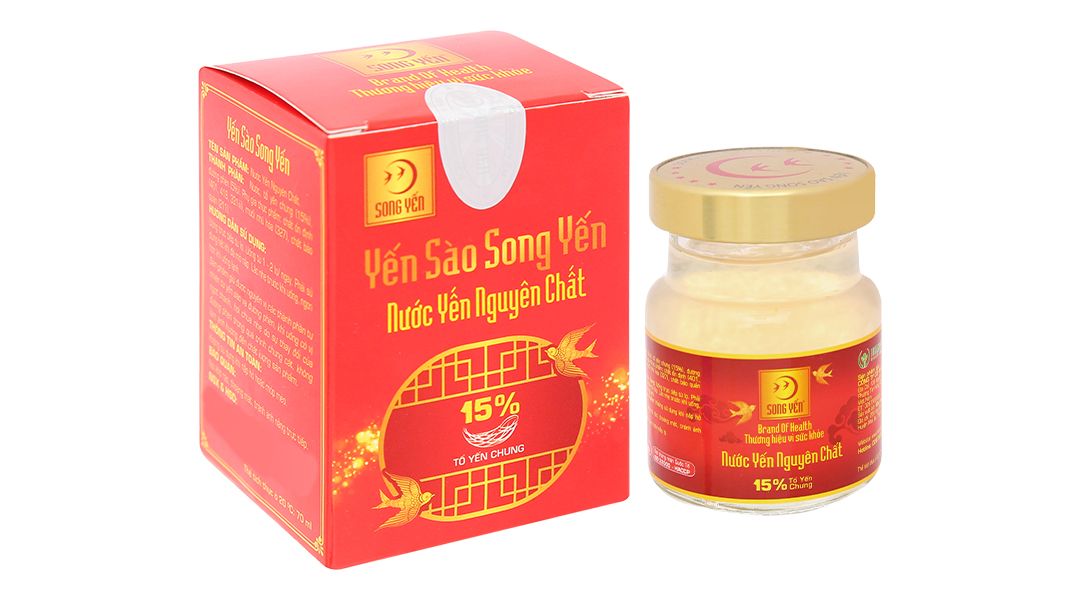 Nước Yến nguyên chất 15% Song Yến