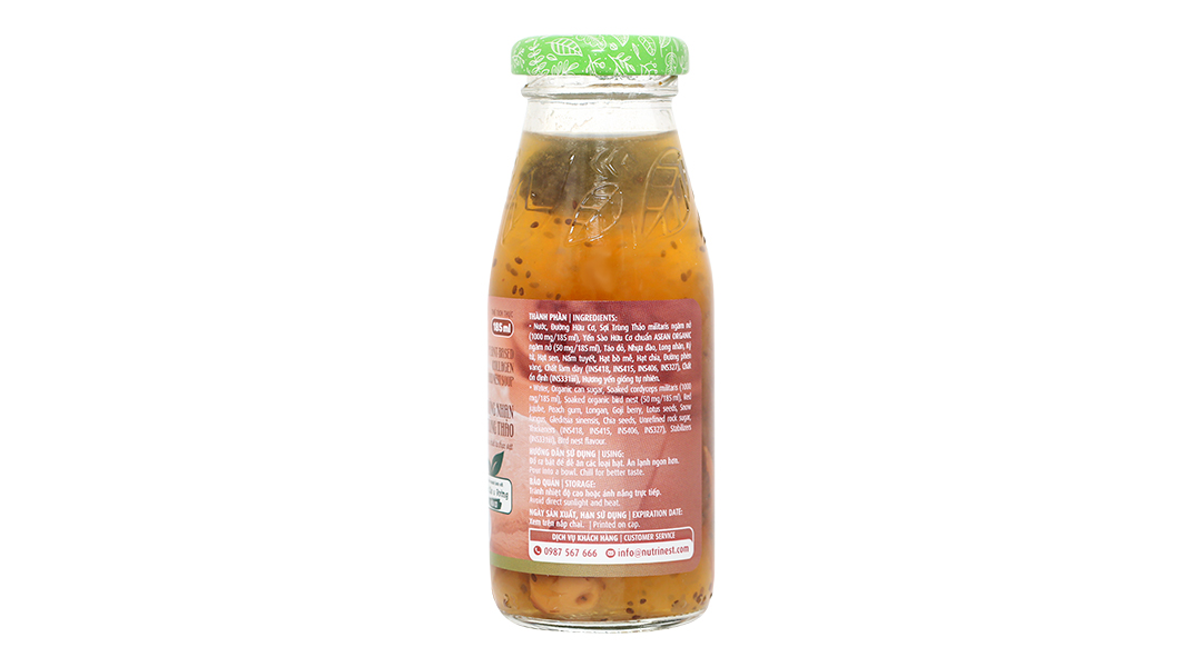 Chè dưỡng nhan tổ yến và trùng thảo Green Bird