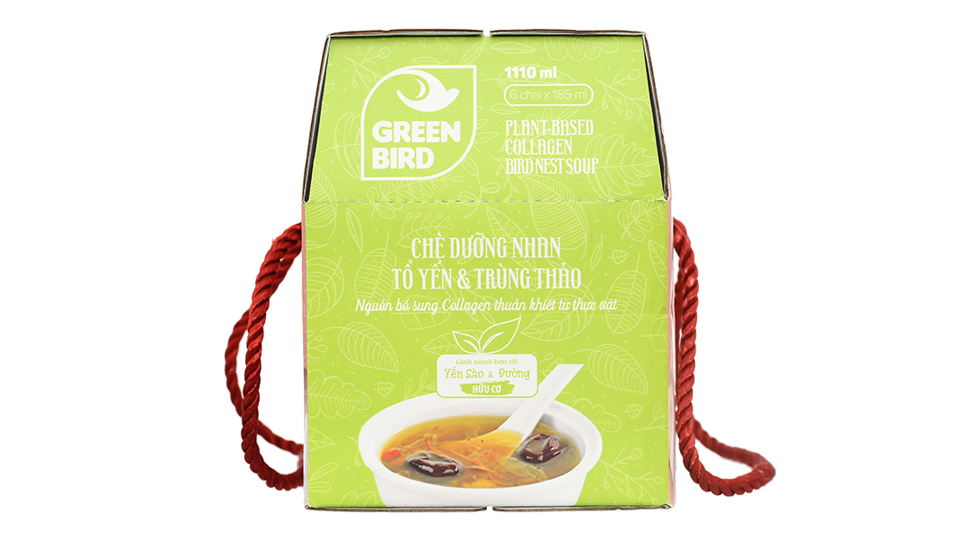 Chè dưỡng nhan Tổ Yến và Trùng Thảo Green Bird Nutrinest
