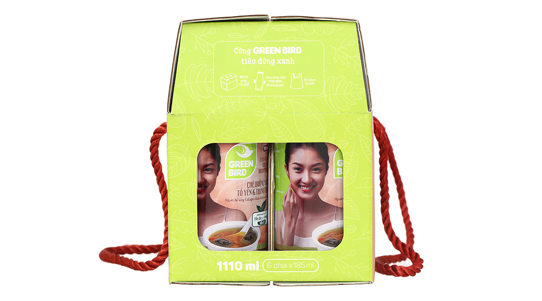 Chè dưỡng nhan Tổ Yến và Trùng Thảo Green Bird Nutrinest