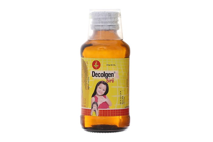 Siro tr  c m c m  tr em Decolgen syrup  60ml