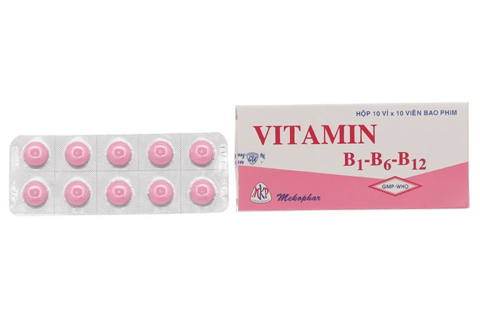 Thuốc vitamin B1-B6-B12 Mekophar hộp 100 viên-Nhà thuốc An 