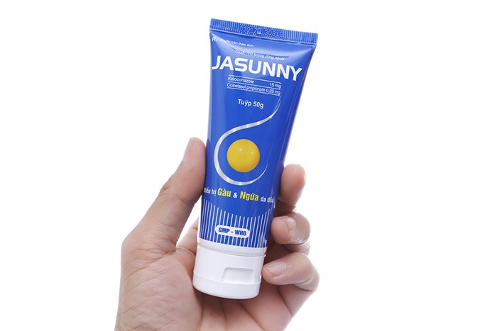 Thuốc bôi trị gàu, ngứa da đầu Jasunny tuýp 50g-Nhà thuốc An Khang