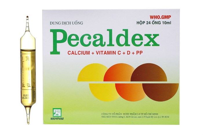 Dung dịch uống Pecaldex 10ml hộp 24 ống-Nhà thuốc An Khang