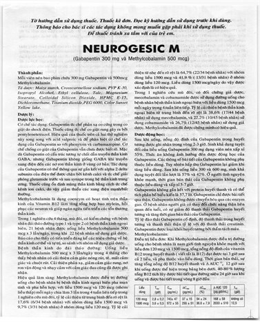 Thuốc điều trị động kinh Neurogesic M 100 viên