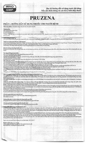 Thuốc điều trị buồn nôn, nôn mửa trong thai kỳ Pruzena 30 viên