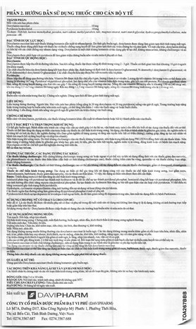 Thuốc điều trị buồn nôn, nôn mửa trong thai kỳ Pruzena 30 viên