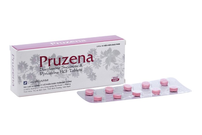 Thuốc điều trị buồn nôn, nôn mửa trong thai kỳ Pruzena 30 viên