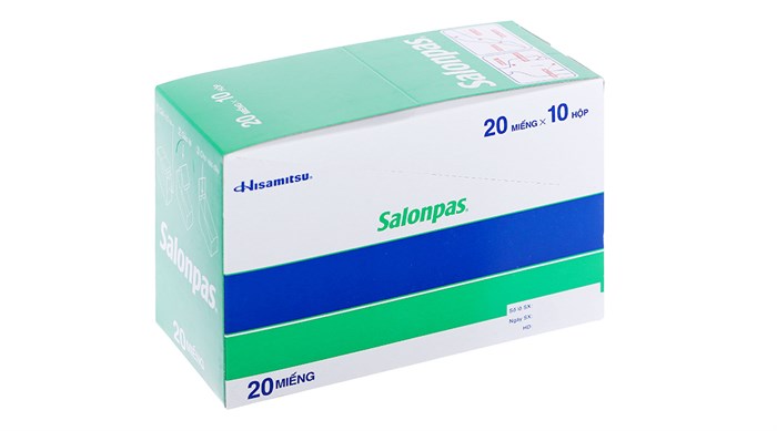 Cao dán giảm đau Salonpas 20 miếng