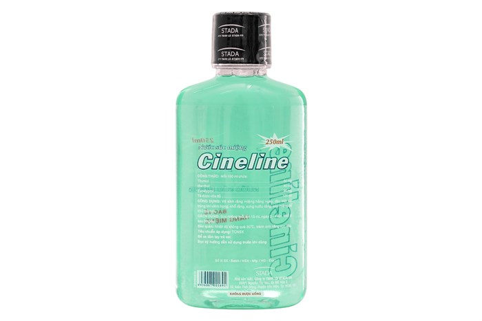 Nước súc miệng Cineline chai 250ml-Nhà thuốc An Khang