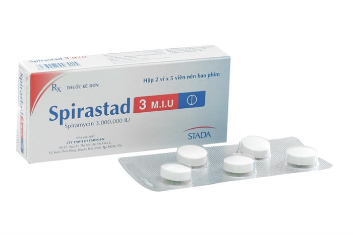 Thuốc Khang Sinh Spirastad 3miu Hộp 10 Vien Nha Thuốc An Khang