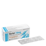 Thuốc Verist 16mg hộp 100 viên