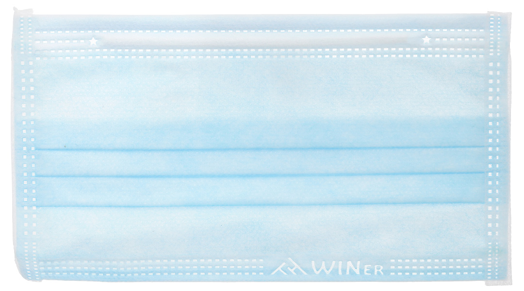 Khẩu trang y tế Winer 4 lớp màu xanh