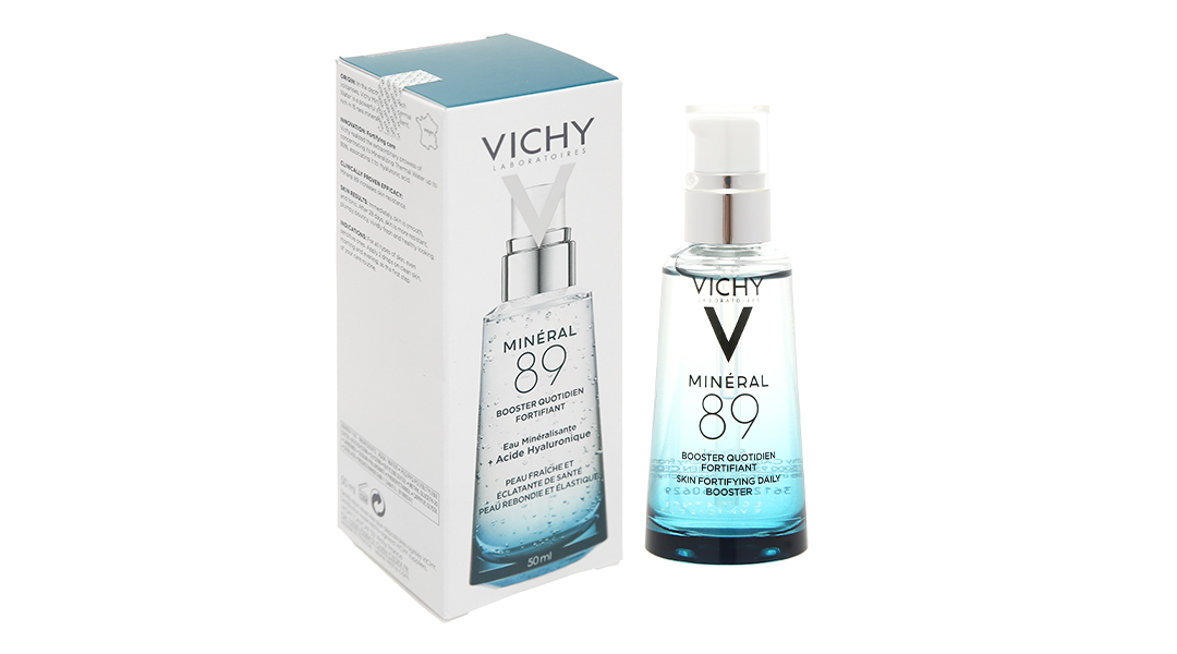 Serum Vichy Mineral 89 giúp da mềm mịn, căng mướt