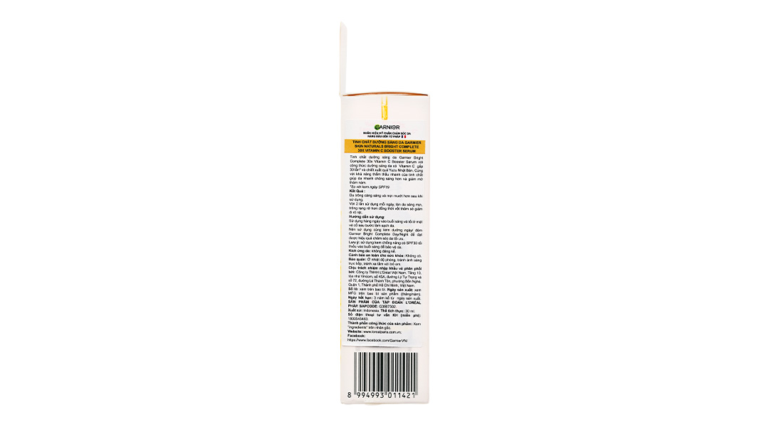 Serum Garnier Light Complete Vitamin C tăng cường trắng da, mờ thâm