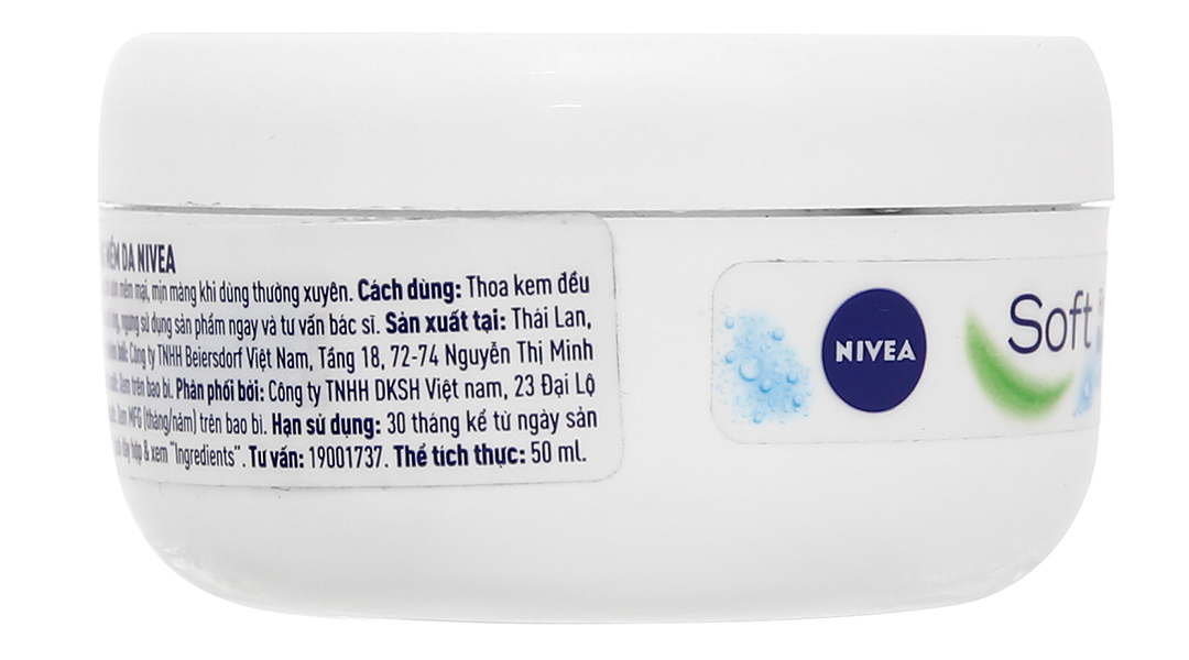 Kem dưỡng ẩm Nivea Soft làm mềm da