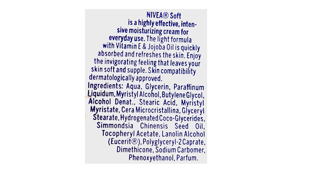 Kem dưỡng ẩm Nivea Soft làm mềm da