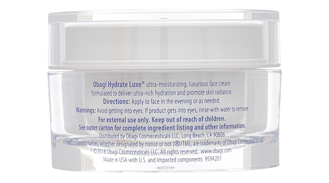 Kem dưỡng ẩm Obagi Hydrate Luxe cấp ẩm tức thì