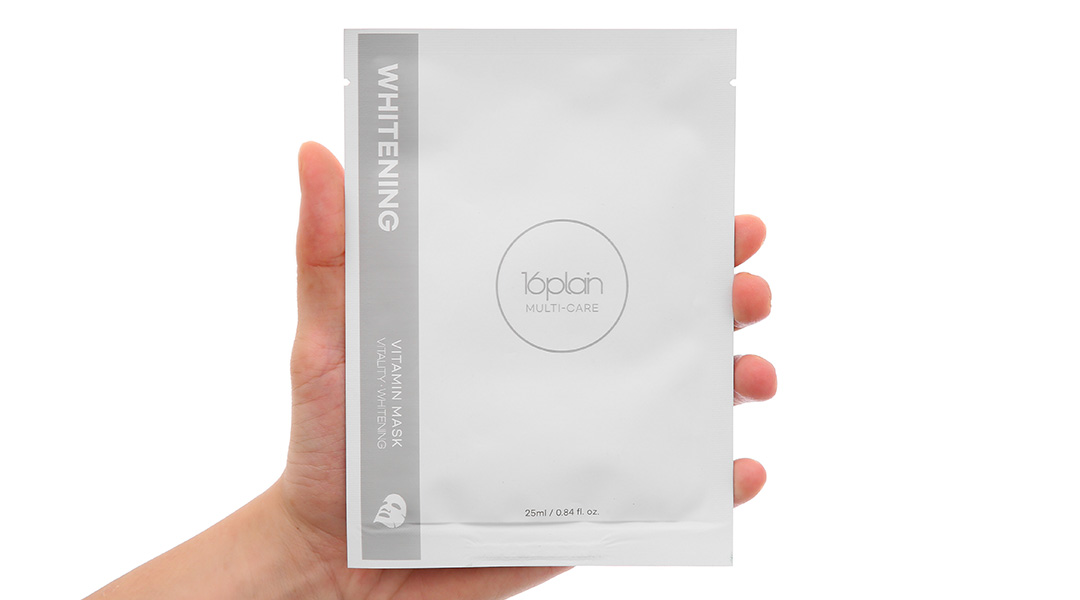 Mặt nạ 16plain Multi-Care Whitening Vitamin Mask dưỡng trắng da