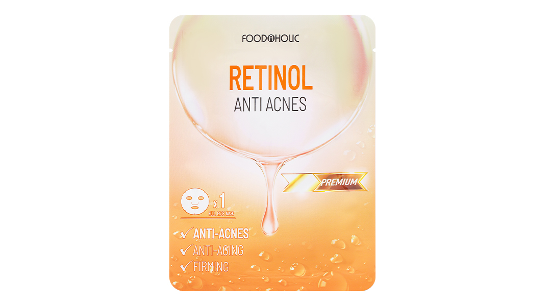 Mặt nạ Retinol Anti Acnes giảm mụn kháng viêm trẻ hóa làn da