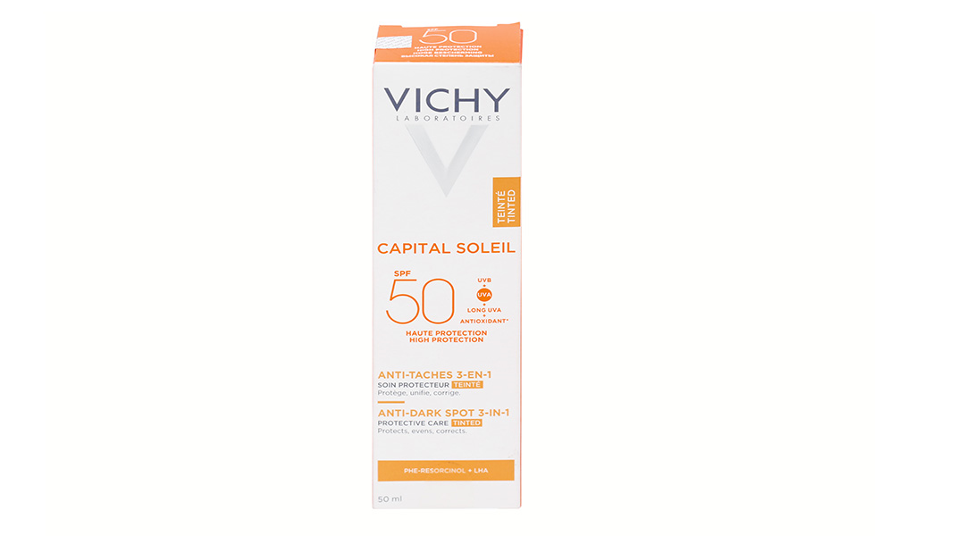 Kem chống nắng Vichy Capital Soleil Anti-Dark Spot 3-in-1 (có màu) SPF 50+
