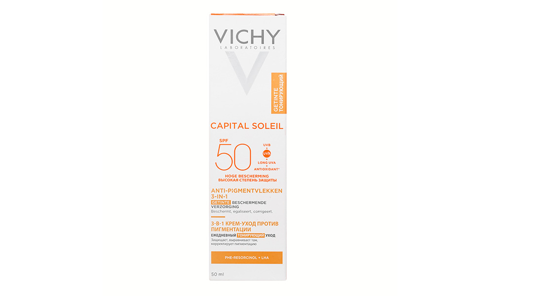 Kem chống nắng Vichy Capital Soleil Anti-Dark Spot 3-in-1 (có màu) SPF 50+