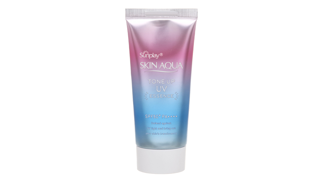 Tinh chất chống nắng Sunplay Skin Aqua Tone Up Essence Lavender SPF 50+/PA++++