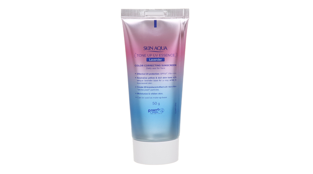 Tinh chất chống nắng Sunplay Skin Aqua Tone Up Essence Lavender SPF 50+/PA++++