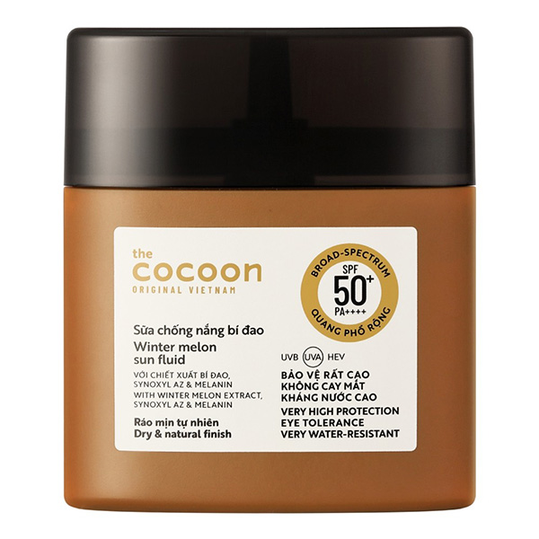 Sữa chống nắng Cocoon bí đao quang phổ rộng