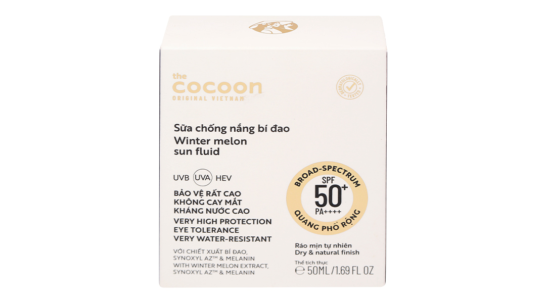 Sữa chống nắng Cocoon bí đao quang phổ rộng