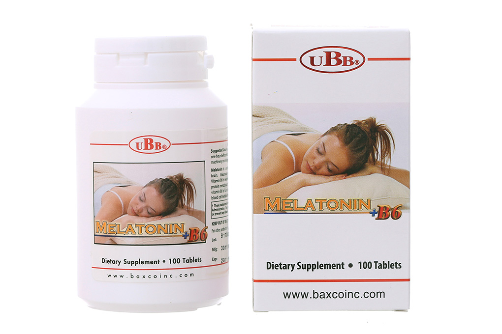 Melatonin B6 Ubb hộp 100 viên