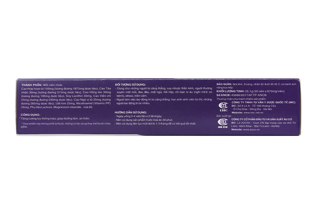 Kim Thần Khang Hộp 30v