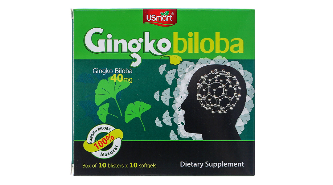 Usmart Ginkgo Biloba 40Mg hộp 100 viên